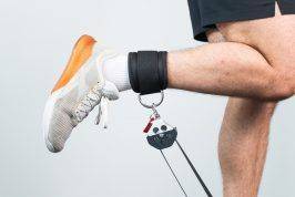 Ankle Cuffs in use