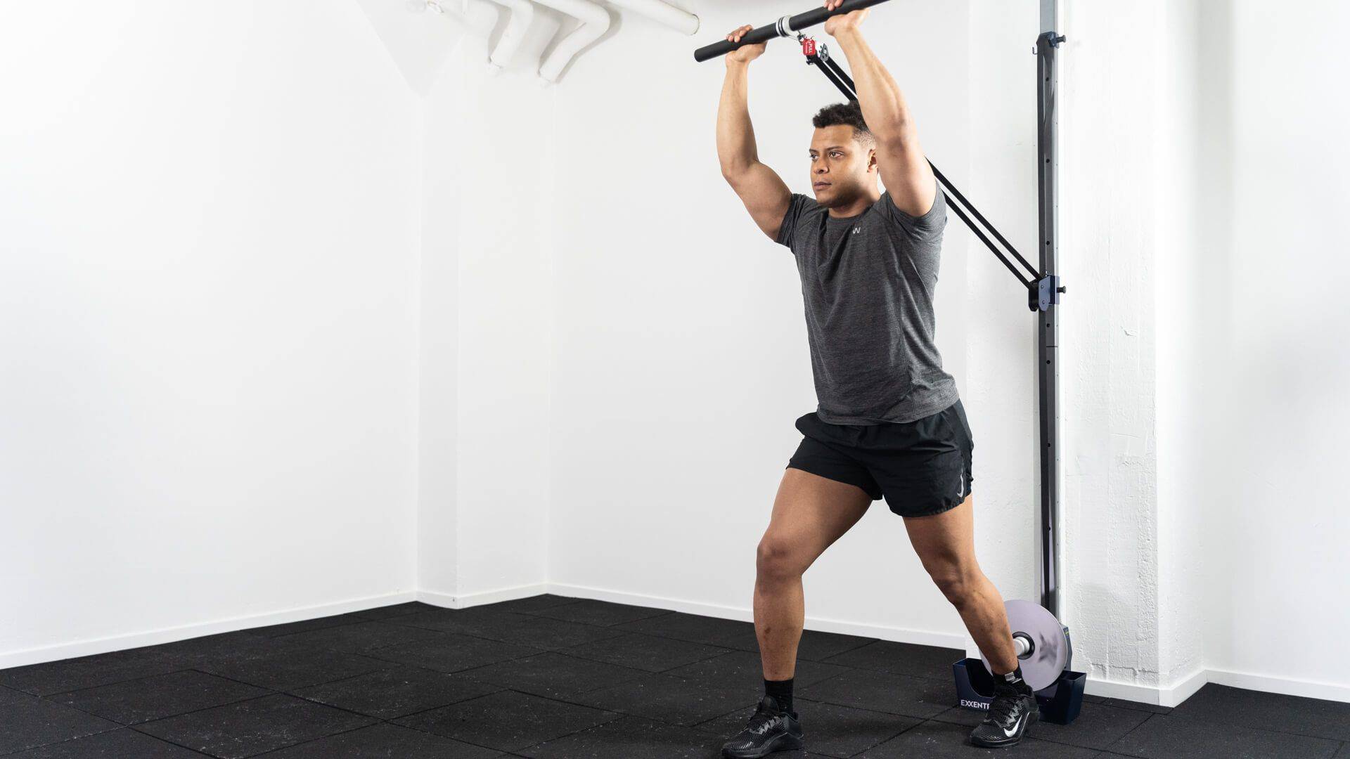 kPulley Overhead Triceps Press
