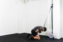 kPulley Crunches