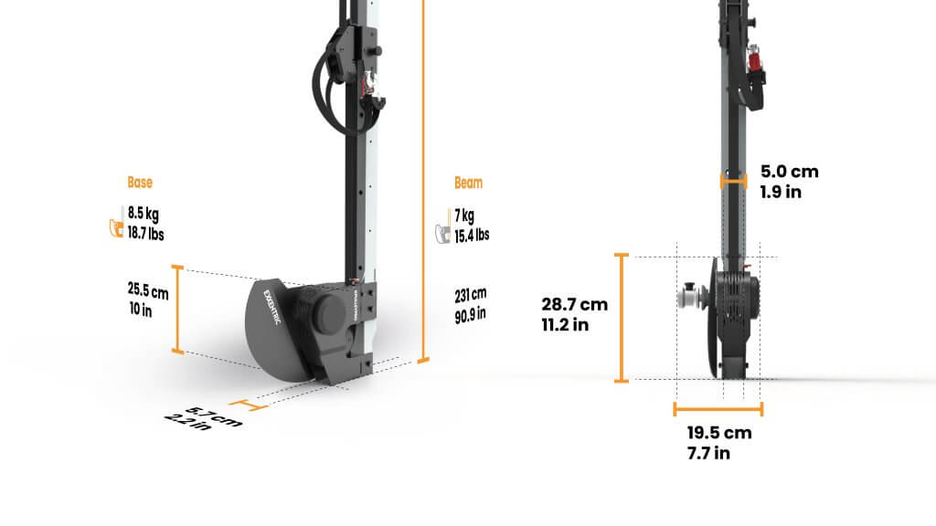 kPulley Pro Measurements