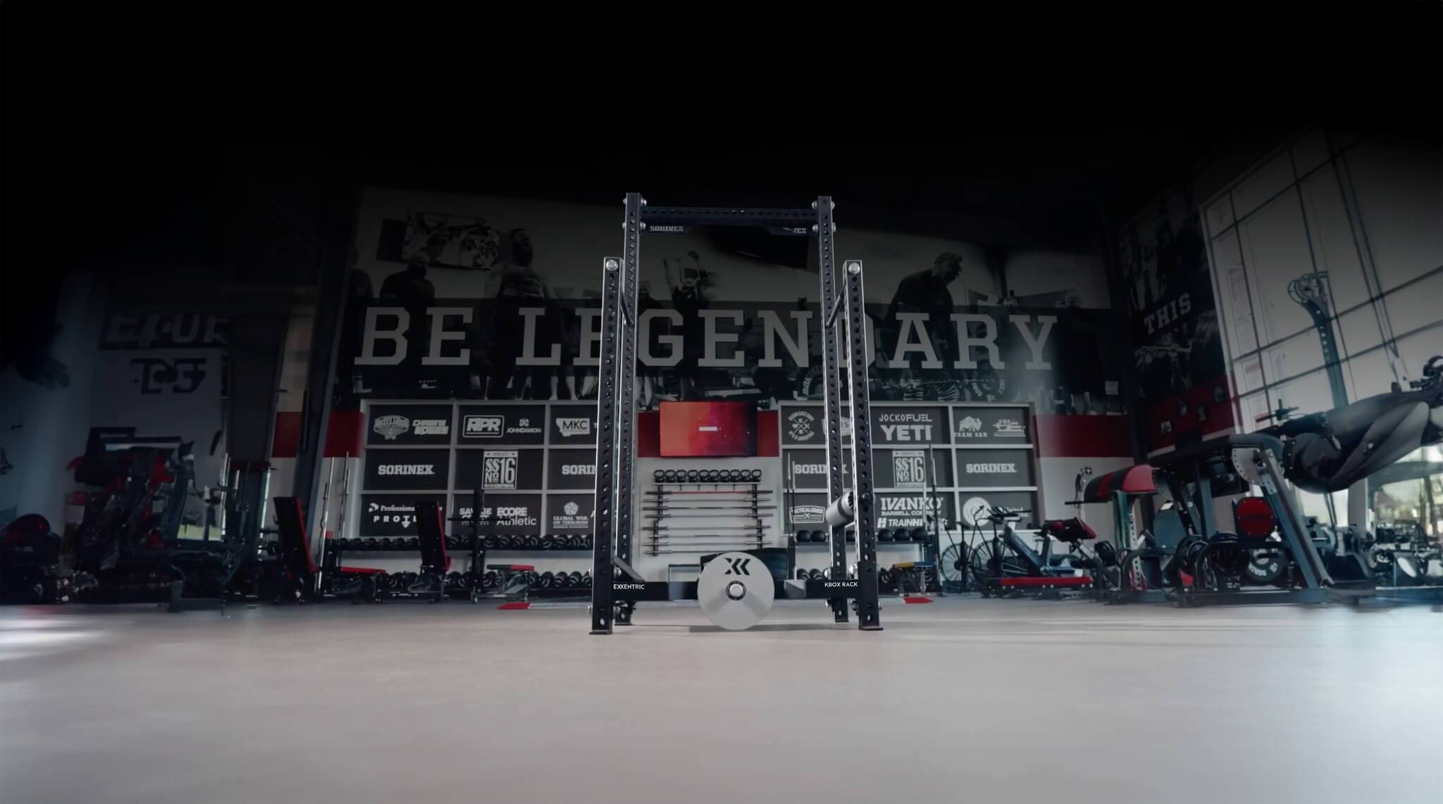 kBox Rack in a big gym